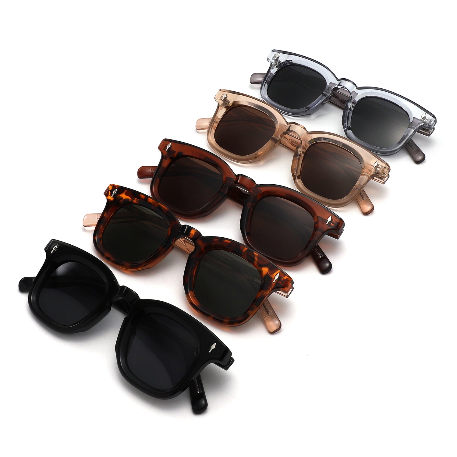 P/C015 – Retro Fashion Square Sunglasses - Iris Fashion