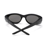 HS2216 - Bold Futuristic Oval Wrap Y2K Wholesale Sunglasses