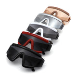 HS2195 - Futuristic Shield Oversize Wraparound Visor Wholesale Sunglasses