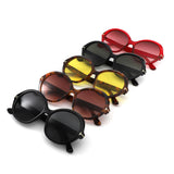 HS1436 - Women Oversized Fashion Round Sunglasses