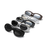 HS2216 - Bold Futuristic Oval Wrap Y2K Wholesale Sunglasses