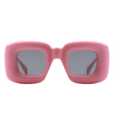 S1211-1 - Square Oversize Fashion Thick Frame Chunky Wholesale Sunglasses
