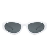 HS1275 - Rectangle Retro Chic Oval Fashion Wholesale Sunglasses