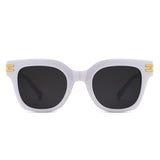 HS1363 - Square Retro Chunky Fashion Wholesale Sunglasses
