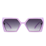 HS1320 - Geometric Chunky Fashion Square Wholesale Sunglasses