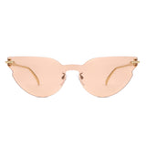 HS2199 - Women Chic Rimless Fashion Cat Eye Wholesale Sunglasses
