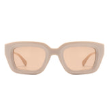 HS1215 - Classic Square Retro Tinted Fashion Wholesale Sunglasses