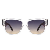 HS2167 - Square Chunky Fashion Tinted Women Wholesale Sunglasses