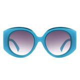 HS2189 - Oversize Luxurious Fashion Women Round Wholesale Sunglasses