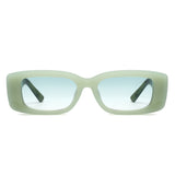 HS2232 - Chunky Retro Tinted Rectangle Wholesale Sunglasses