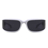 HS2204 - Wraparound Futuristic Shield Sleek Sporty Wholesale Sunglasses