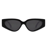 HS1365 - Retro Narrow 90s Inspired Bold Cat Eye Wholesale Sunglasses