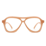 HS1333 - Geometric Square Modern Fashion Aviator Wholesale Sunglasses