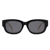 HS1364 - Rectangle Vintage Thick Frame Retro Wholesale Sunglassses