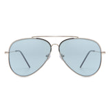 J1006 - Classic Brow-Bar Retro Fashion Wholesale Aviator Sunglasses