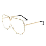 HJ3031 - Oversize Fashion Luxury Women Aviator Wholesale Sunglasses