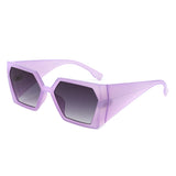 HS1320 - Geometric Chunky Fashion Square Wholesale Sunglasses
