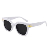 HS1363 - Square Retro Chunky Fashion Wholesale Sunglasses