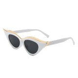HS1237 - Women Round Fashion Cat Eye Wholesale Sunglasses