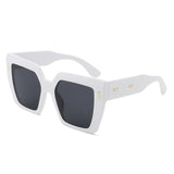 HS2166 - Fashion Square Chic Flat Top Women Wholesale Sunglasses