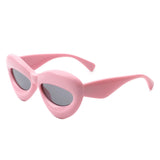 S1208-1 - Oversize Irregular Lips Shape Thick Frame Fashion Women Sunglasses