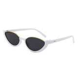 HS2193 - Retro Oval Semi-Rimless Round Wholesale Sunglasses