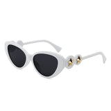 HS2201 - Vintage Cat-Eye Star-Temple Fashion Wholesale Sunglasses