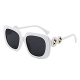 HS2200 - Oversized Square Star Design Women Fashion Wholesale Sunglasses