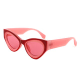 HS1378 - Women Retro Thick Frame Fashion Cat Eye Wholesale Sunglasses