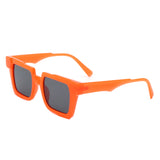 HS1262 - Square Geometric Fashion Flat Top Wholesale Sunglasses