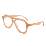 HS1333 - Geometric Square Modern Fashion Aviator Wholesale Sunglasses