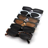 HS1365 - Retro Narrow 90s Inspired Bold Cat Eye Wholesale Sunglasses