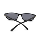 HS2242 - Slim Rectangle Color Tint Narrow Wholesale Sunglasses