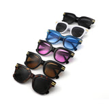 HS1363 - Square Retro Chunky Fashion Wholesale Sunglasses