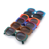 HS2189 - Oversize Luxurious Fashion Women Round Wholesale Sunglasses