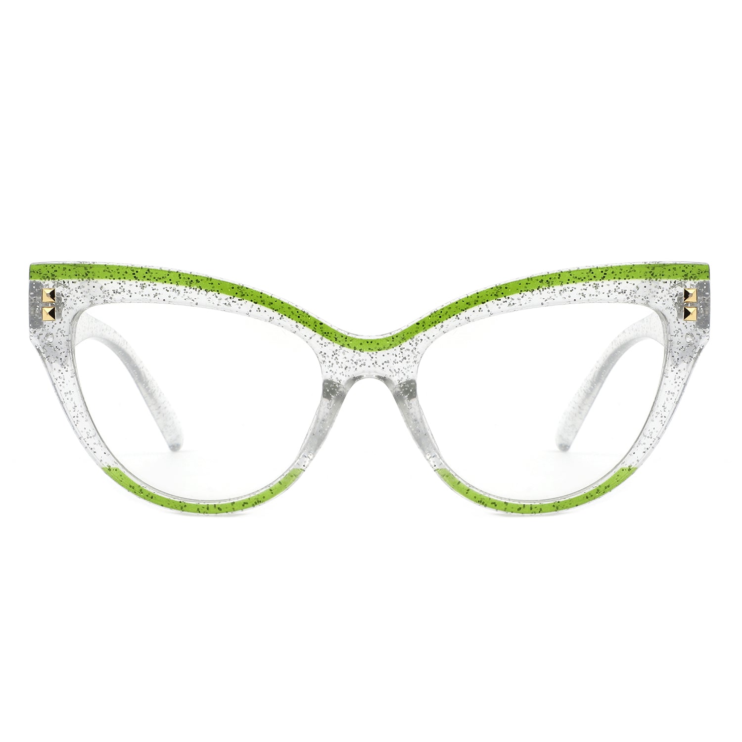 HS1304 - Women Double Tone Frame Anti Blue Light Wholesale Glasses - Iris Fashion