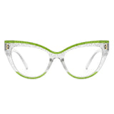 HS1304 - Women Double Tone Frame Anti Blue Light Wholesale Glasses - Iris Fashion