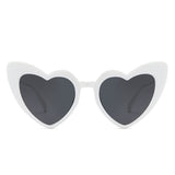 HK1034 - Kids Heart Shaped Toddlers Children Wholesale Sunglasses