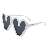 68159 - Heart Shaped Oversized Party Fashion Wholesale Sunglasses