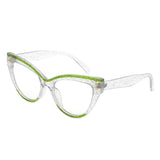 HS1304 - Women Double Tone Frame Anti Blue Light Wholesale Glasses - Iris Fashion