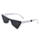 HS1239 - Retro Triangle Fashion Colorful Cat Eye Women Wholesale Sunglasses