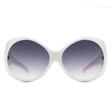 HS2156 - Oversize Round Wrap Around Fashion Women Wholesale Sunglasses