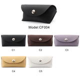 CF004 - Protective Portable Round Button Snap Closure Eyewear Case