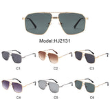HJ2131 - Classic Square Pilot Top-Bar Wholesale Sunglasses