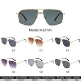 HJ2131 - Classic Square Pilot Top-Bar Wholesale Sunglasses