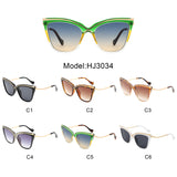 HJ3034 - Women Chic Oversize Fashion Cat Eye Wholesale Sunglasses