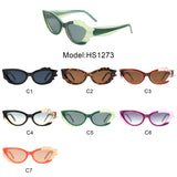 HS1273 - Women Chic Irregular Fashion Cat Eye Wholesale Sunglasses