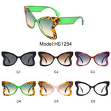 HS1284 - Women Oversize Butterfly Shape Fashion Cat Eye Wholesale Sunglasses