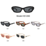 HS1290 - Women Fashion Square Retro Narrow Cat Eye Wholesale Sunglasses