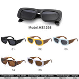 HS1298 - Rectangle Retro Narrow Vintage Fashion Square Wholesale Sunglasses